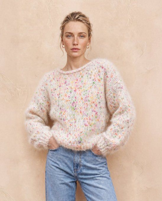 Fiche modèle pull femme lana téléchargeable