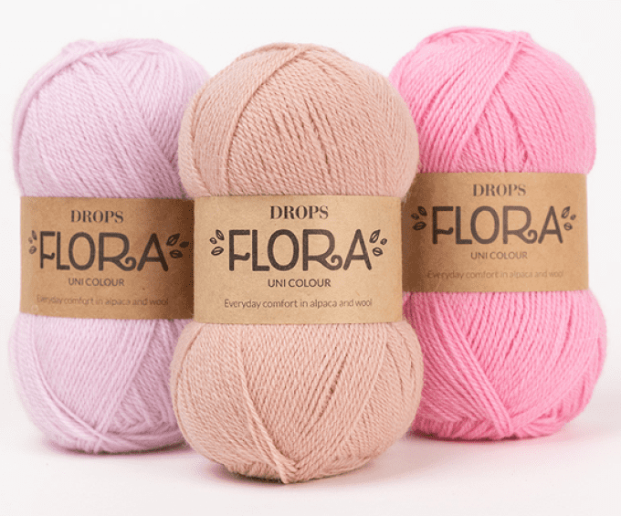 Fil Drops Design Flora 65% Laine 35% Alpaga 50g 210m Aiguilles 3