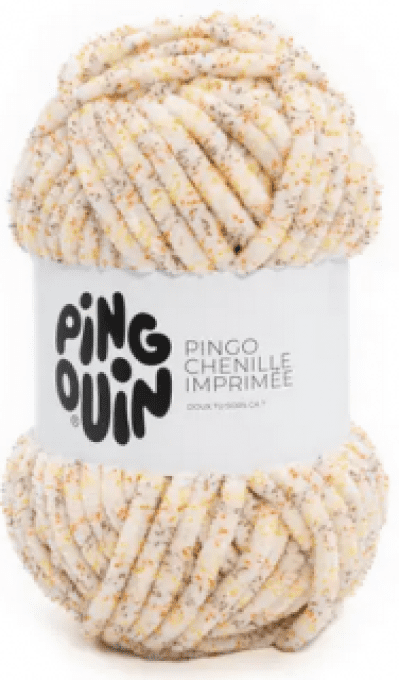 pingo chenille imprimée