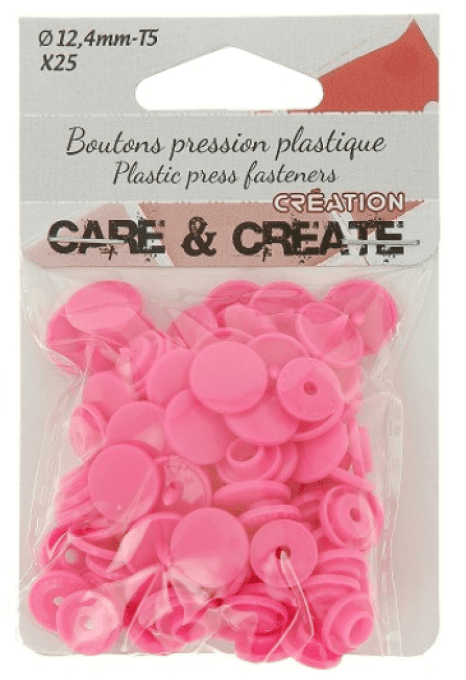 Boutons pression plastique