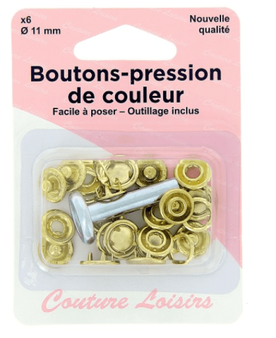 Boutons-pression 11mm 