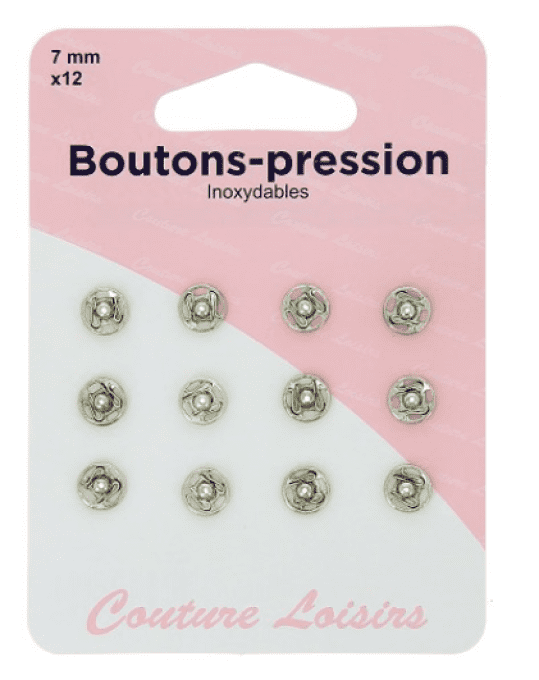 Boutons-pression 7mm