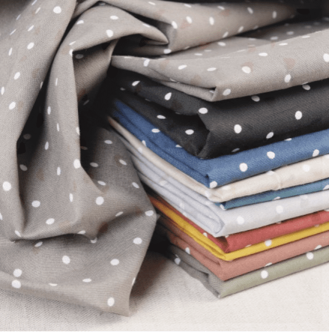 Tissu Coton Pois Creanous 100% Coton 140 cm 110 g/m² par 50 cm