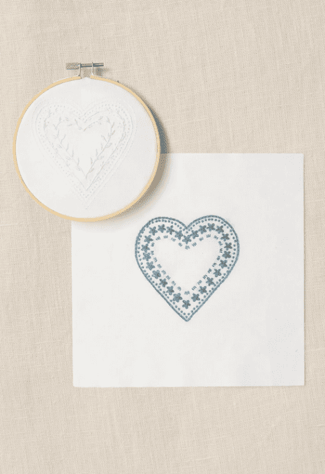 kit broderie duo d'amour TB162