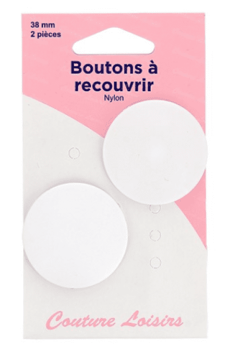 Boutons à recouvrir x2