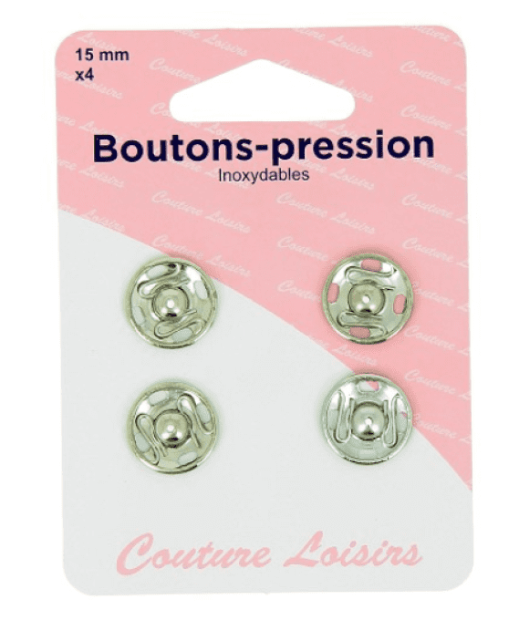 Boutons pression x4