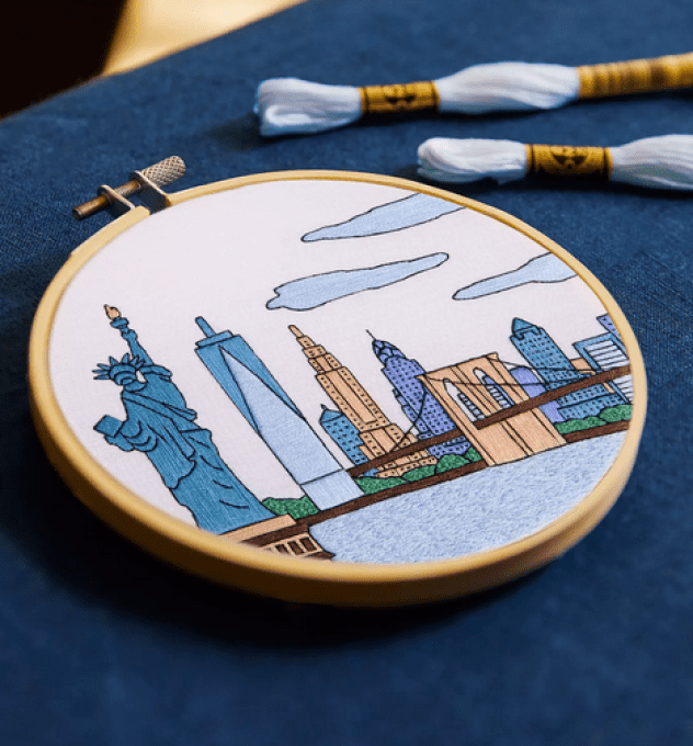 kit broderie new york city TB231