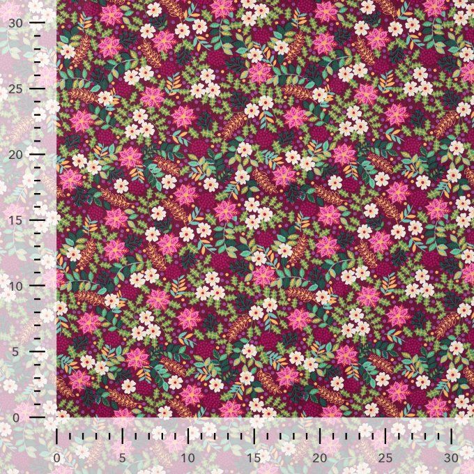 Tissu Coton Creanous CR0004 100% Coton largeur 140 cm 110 g/m² vendu par 50 cm