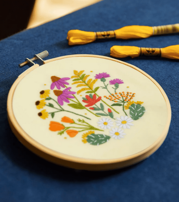 kit broderie jardin méditerranéen TB203