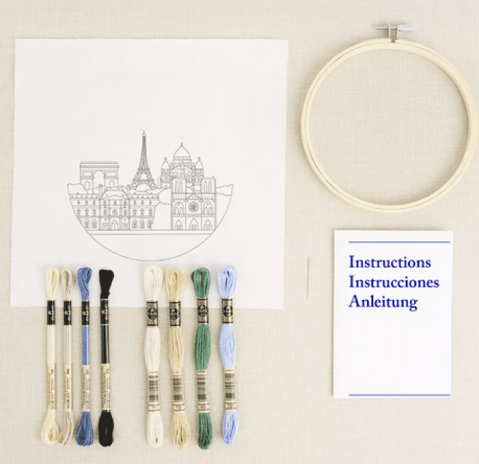 kit broderie Monuments de Paris TB225