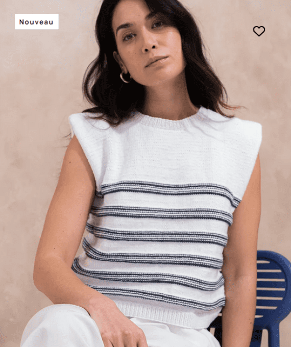 fiche modèle 19 pull Léontine