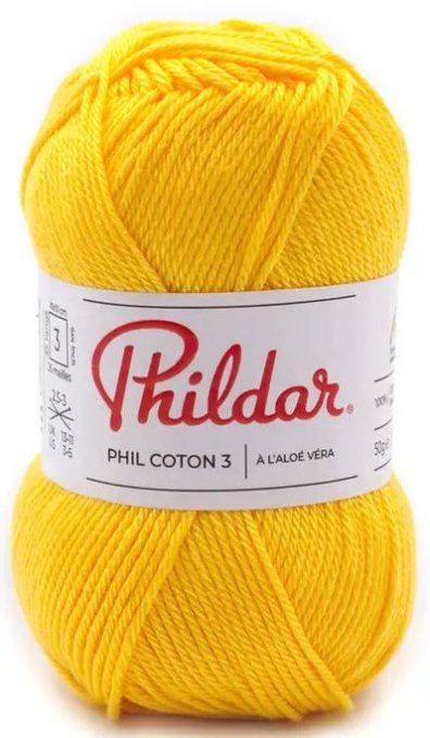 Phil coton 3 lots de 10 pelotes