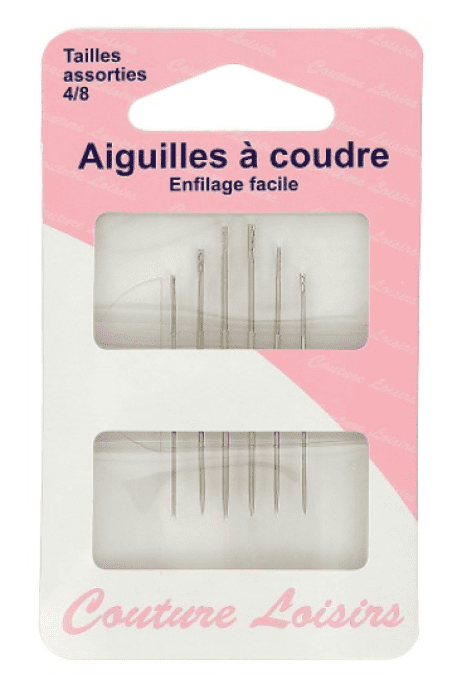 Aiguilles à coudre vue faible 